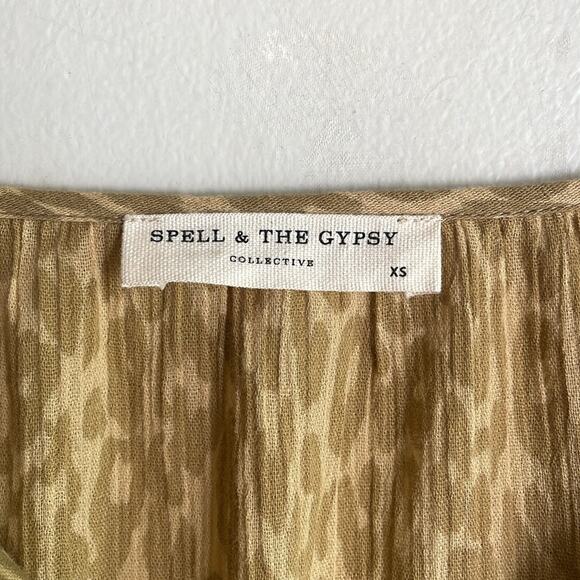 Spell Wild Thing Tunic Dress in Mustard - Picture 5 of 16